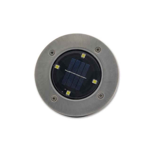 Solcells LED markspot - 4 LEDs Med Spjut-Lampconcept.se