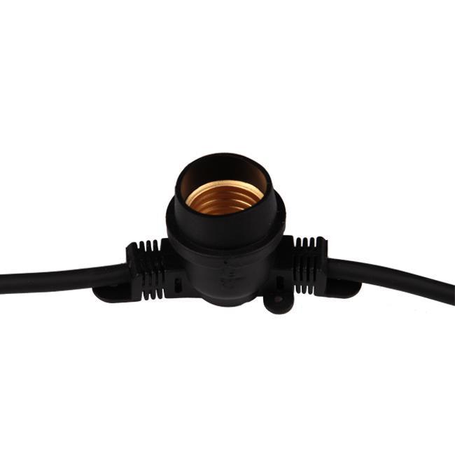 Utomhus Ljussträng 10x E27 - 10M-Lampconcept.se