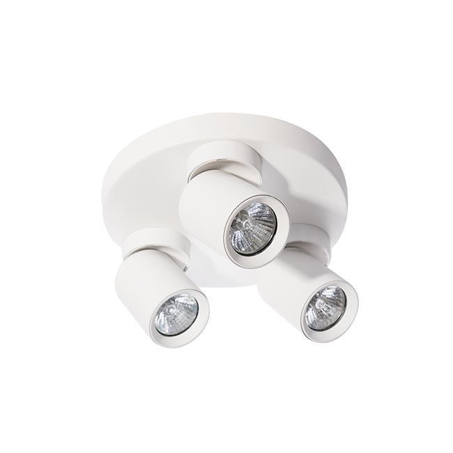 Tilo 3-spot Runda Taklampa Vit-Lampconcept.se
