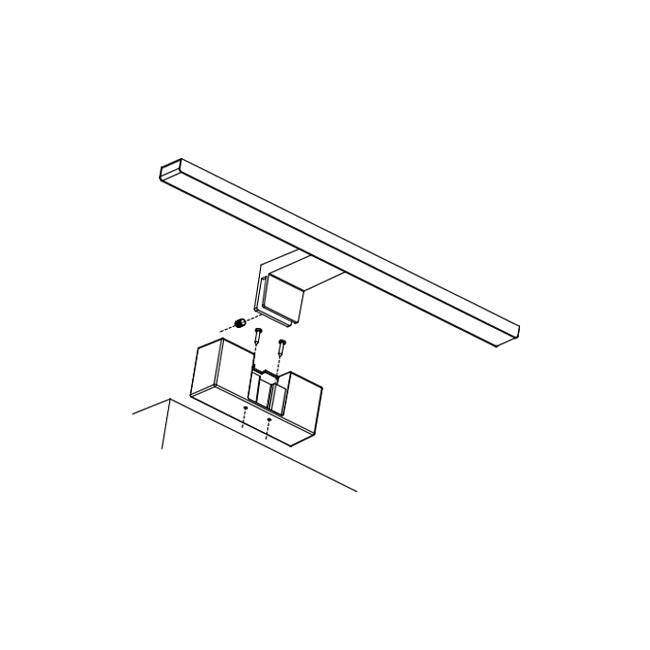 LED-spegellampa Ø60 Svart-Lampconcept.se