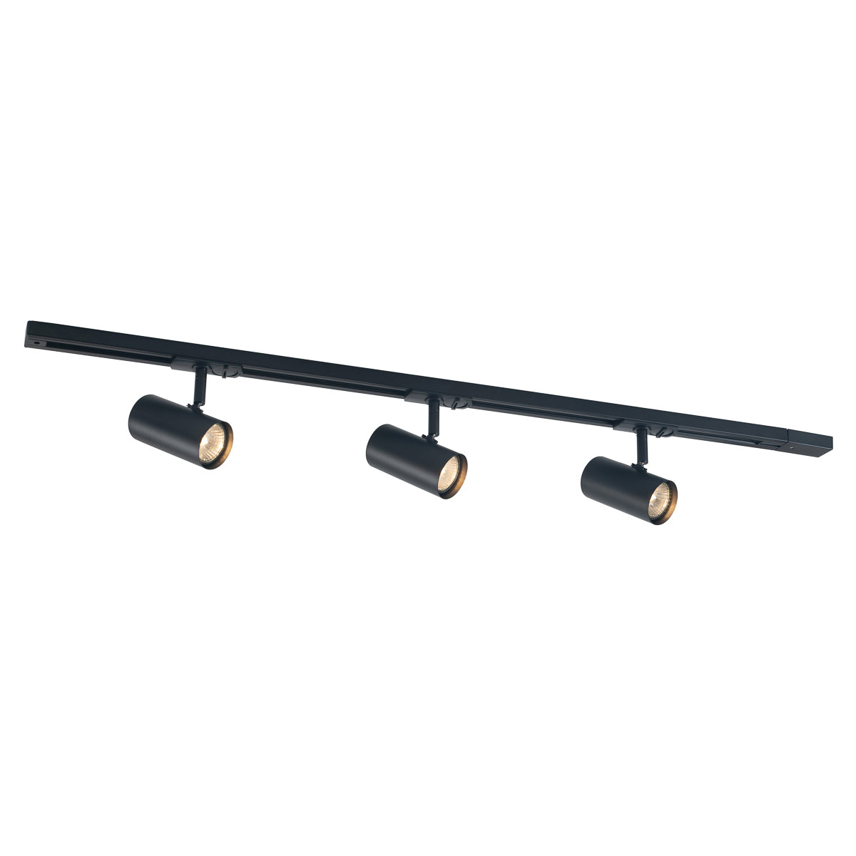 Prime 3-Spotskena GU10 Svart