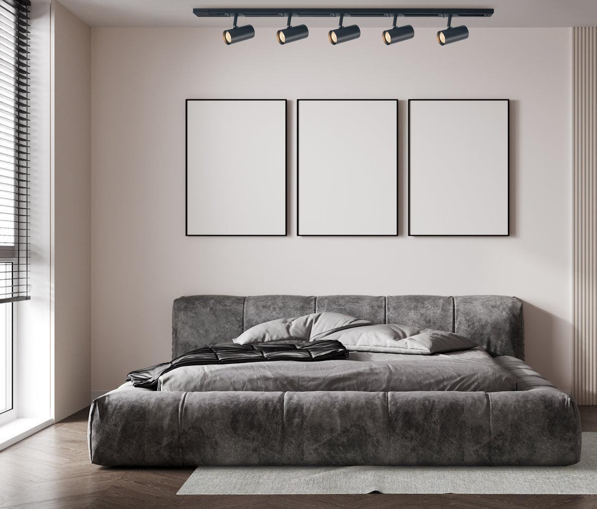 Prime 5-Spotskena GU10 Svart-Lampconcept.se