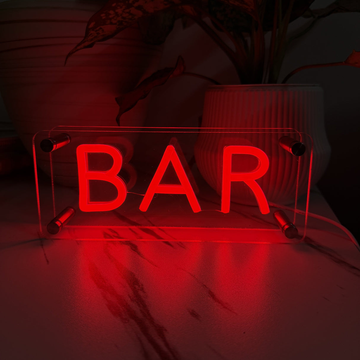 Bar LED Neon Box Bordlampa