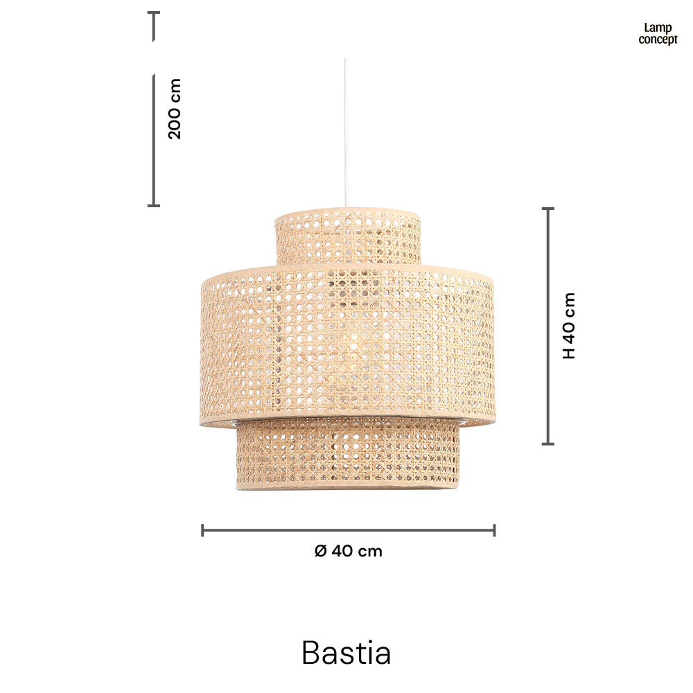 Bastia Rattan Taklampa