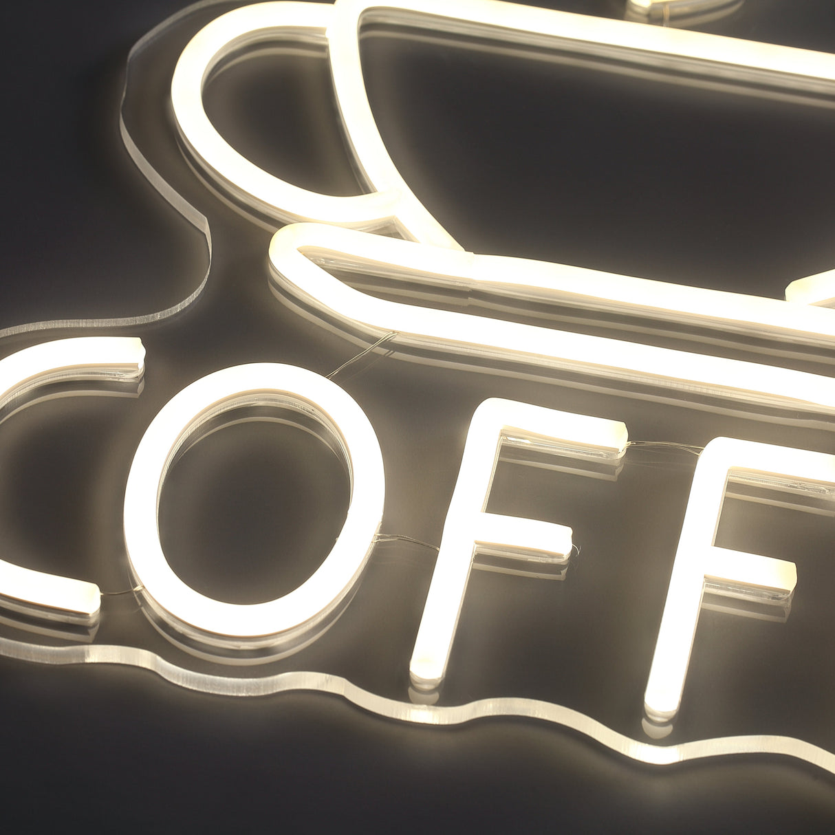 Coffee Neon Vägglampa-Lampconcept.se