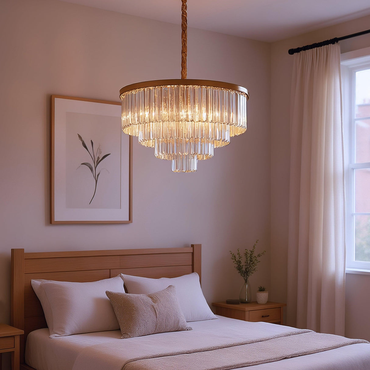 Santorini Ljuskrona Ø80 Klar-Lampconcept.se