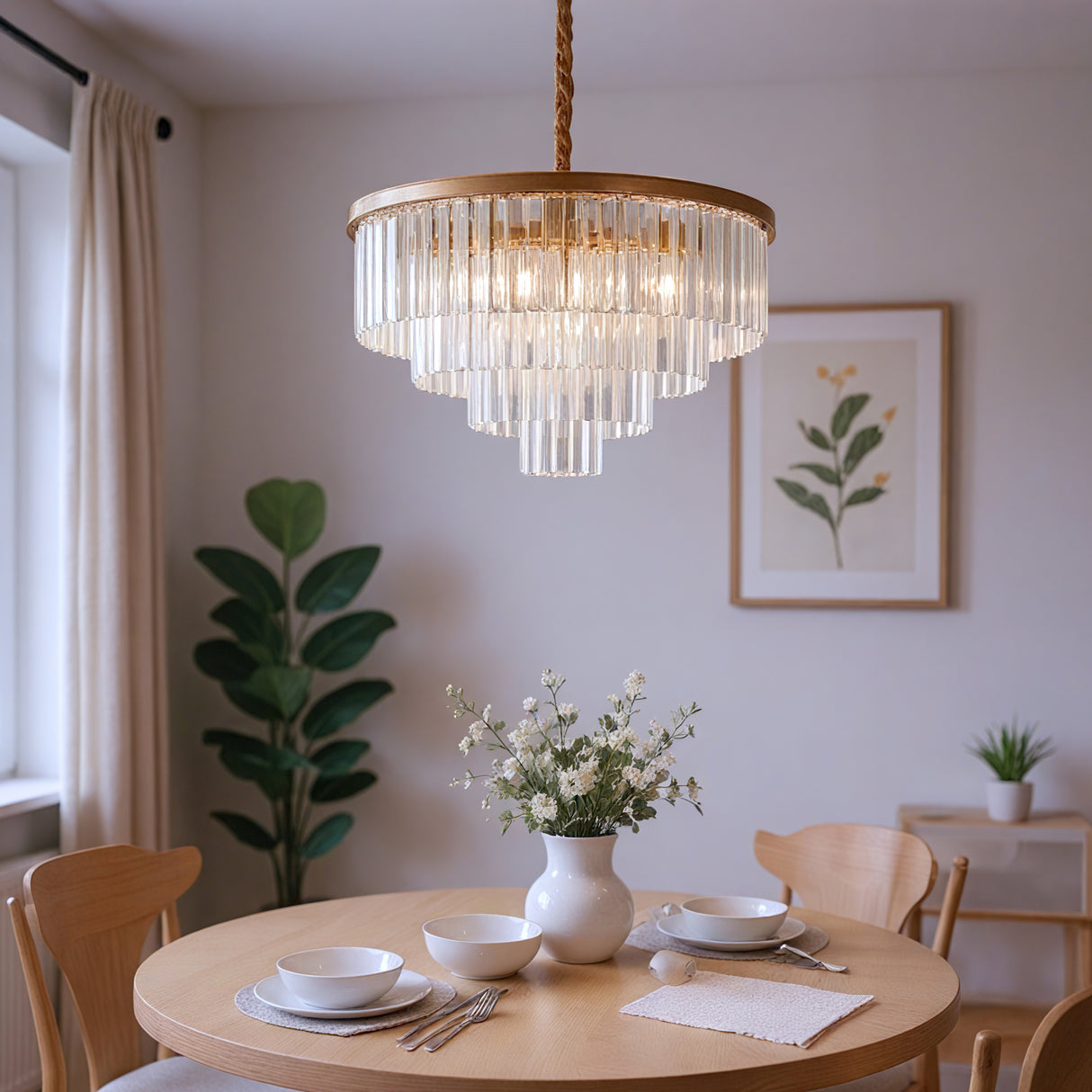 Santorini Ljuskrona Ø60 Klar