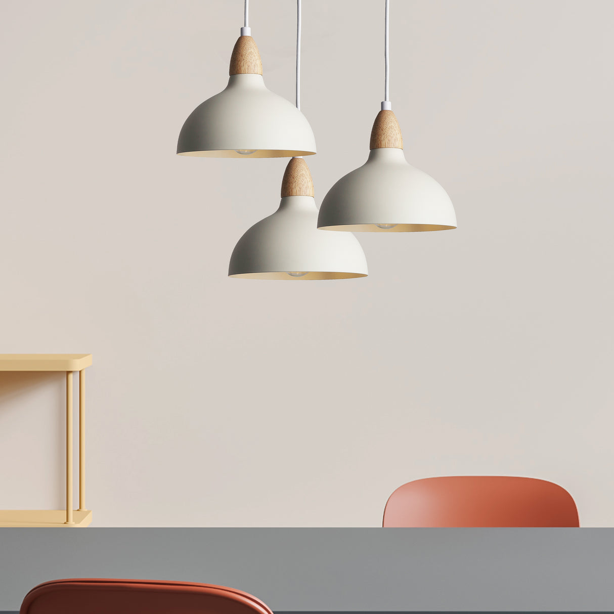 Oak Taklampa Ø19 Nude