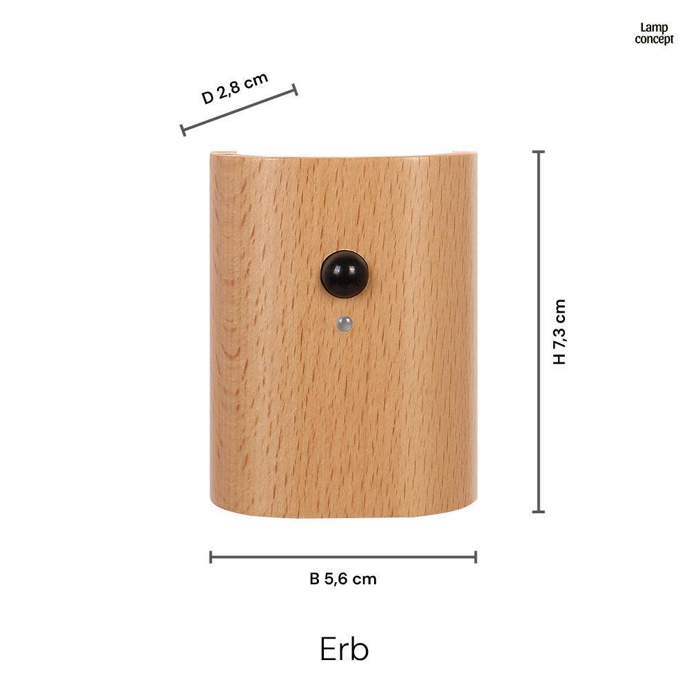 Erb Trådlös Vägglampa Ljus-Lampconcept.se