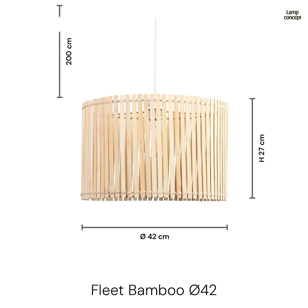 Fleet Bamboo Taklampa Ø42