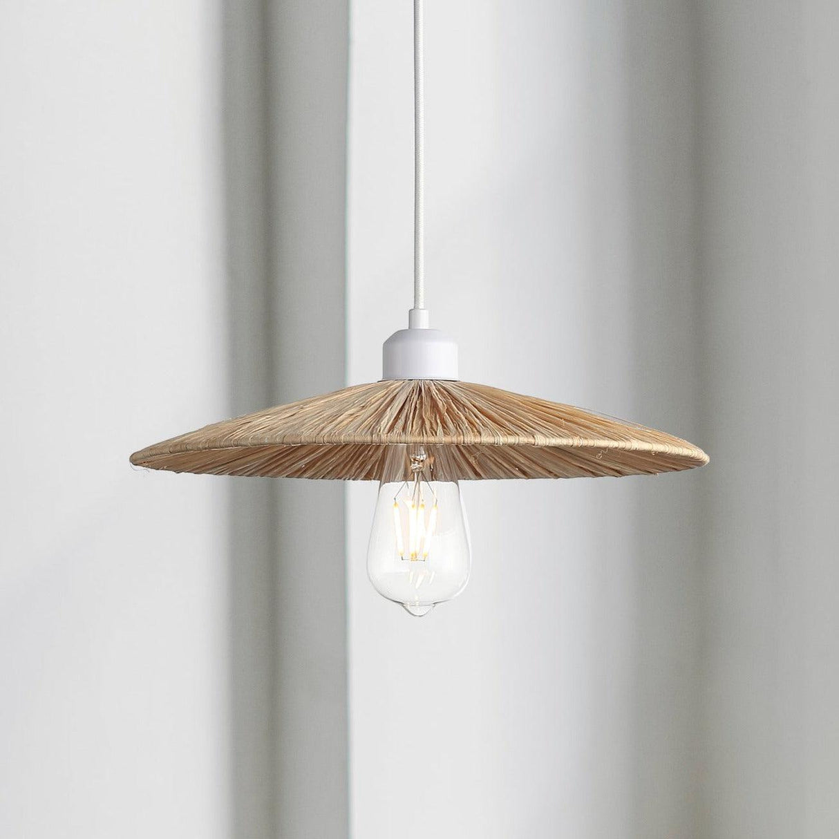 Float Raffia Taklampa Ø35-Lampconcept.se
