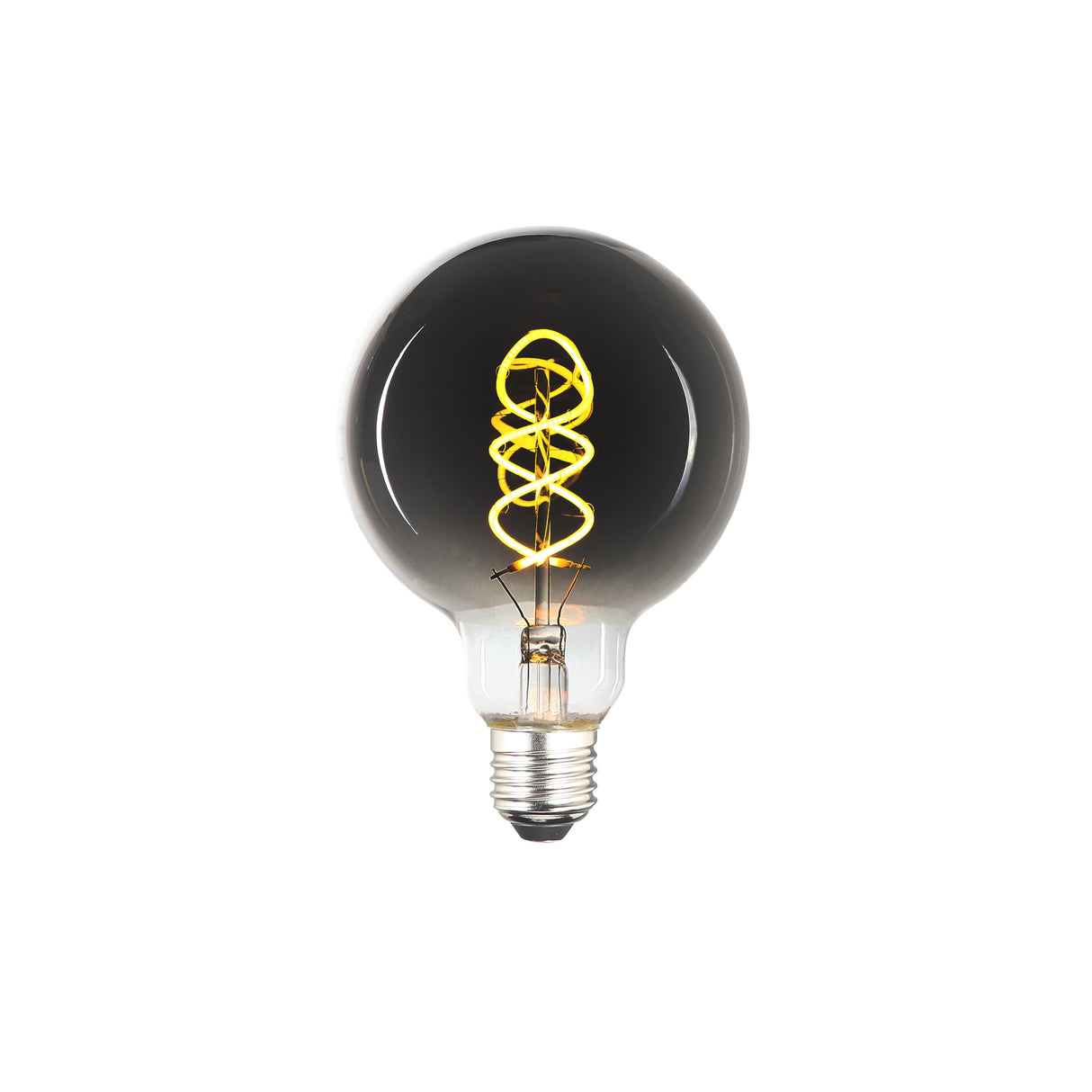 LED E27 4W G95 Spiral Dimbar Smoke-Lampconcept.se