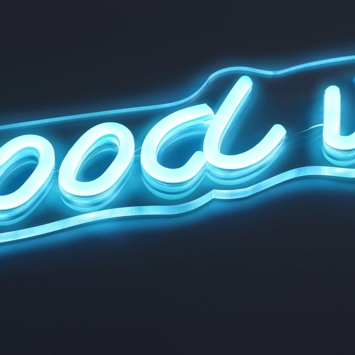 Good Vibes Neon Vägglampa-Lampconcept.se