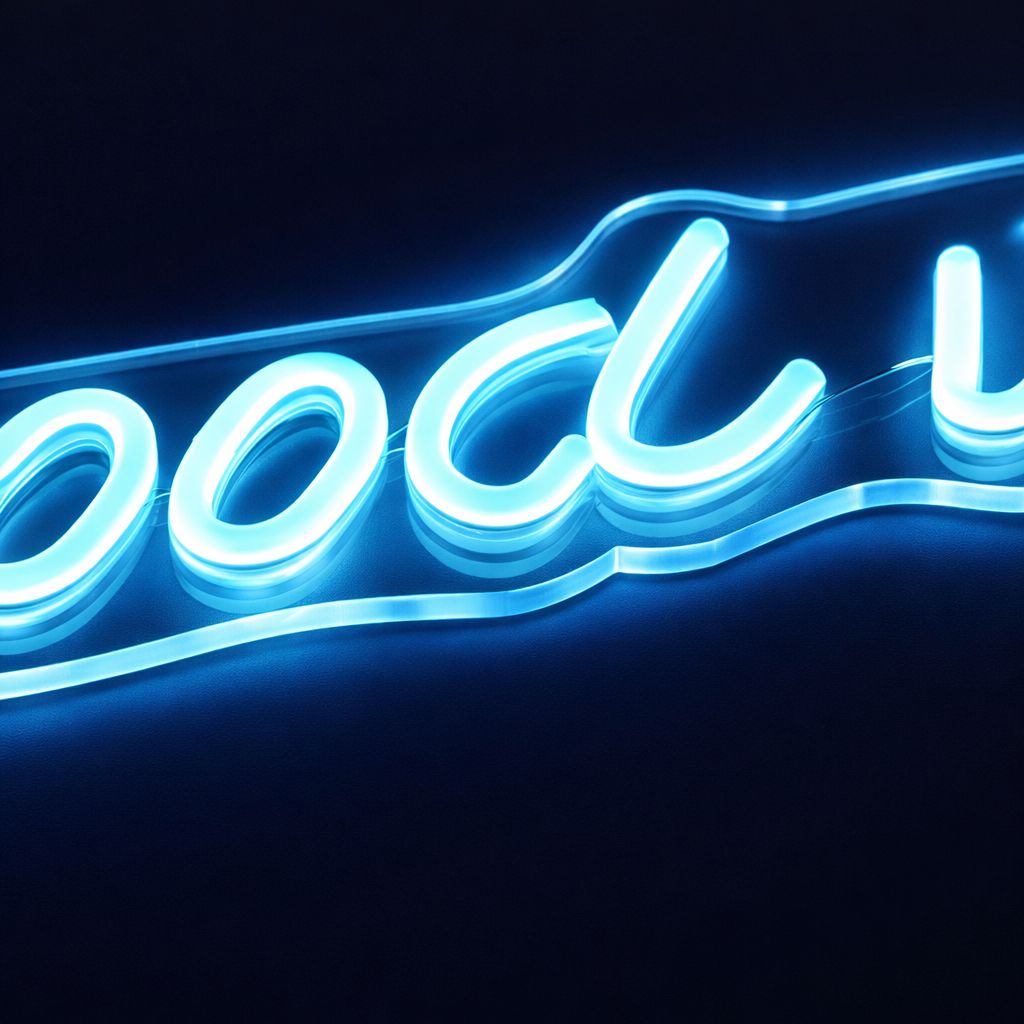 Good Vibes Neon Vägglampa