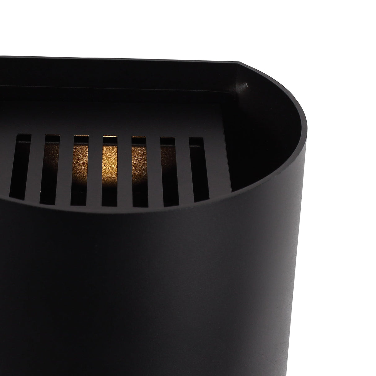 Sunset Round IP54 6W Utomhusvägglampa Svart