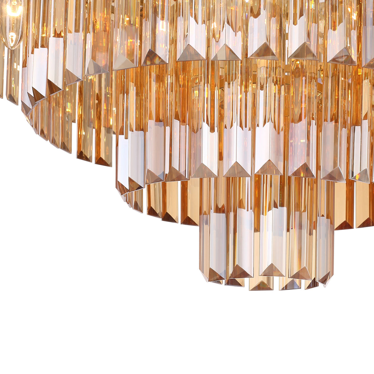 Santorini Ljuskrona Ø60 Amber