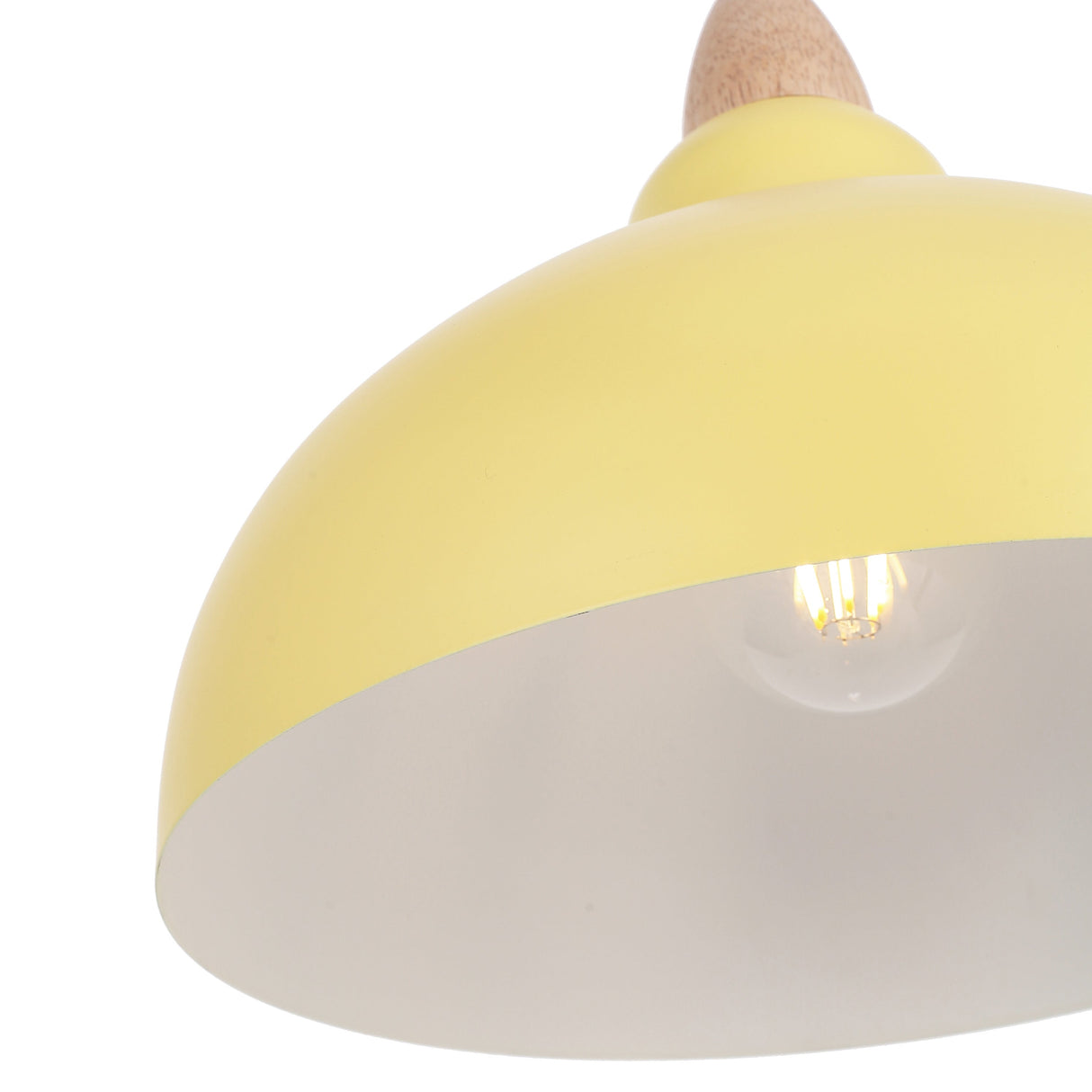 Oak Taklampa Ø35 Lemon Gul