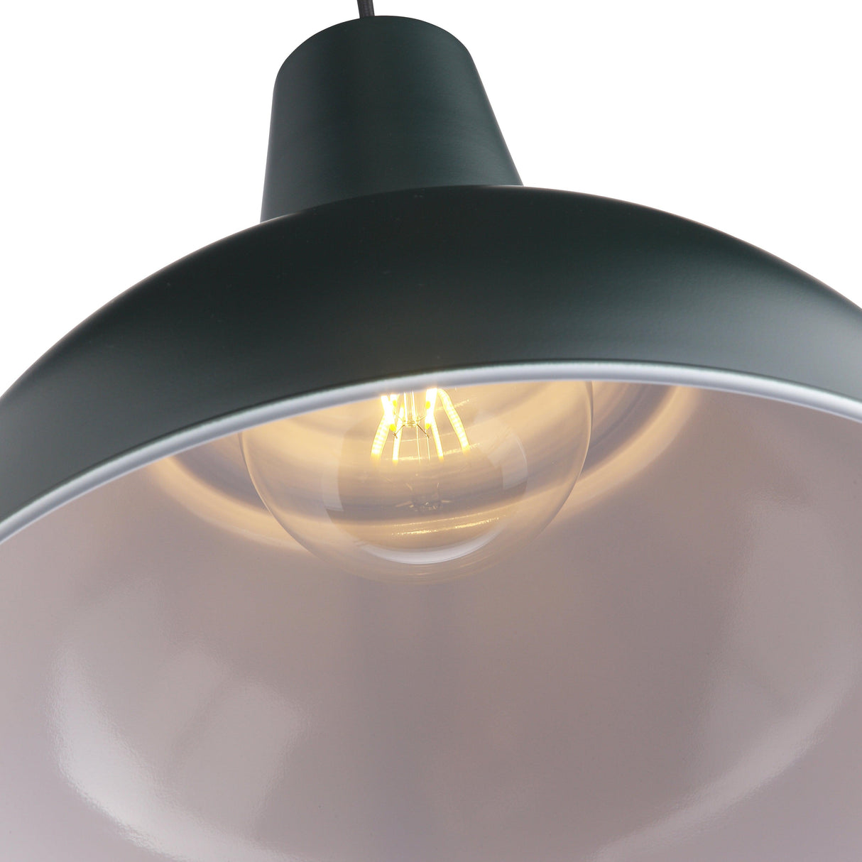 Casa Taklampa Ø41 Mörkgrön-Lampconcept.se