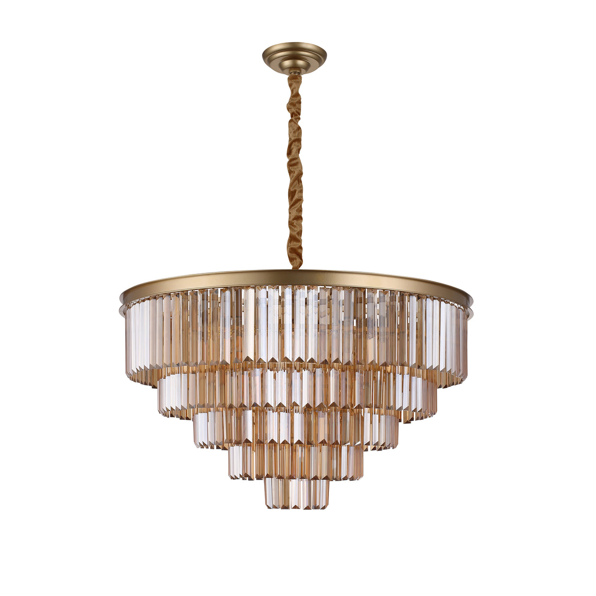 Santorini Ljuskrona Ø80 Amber