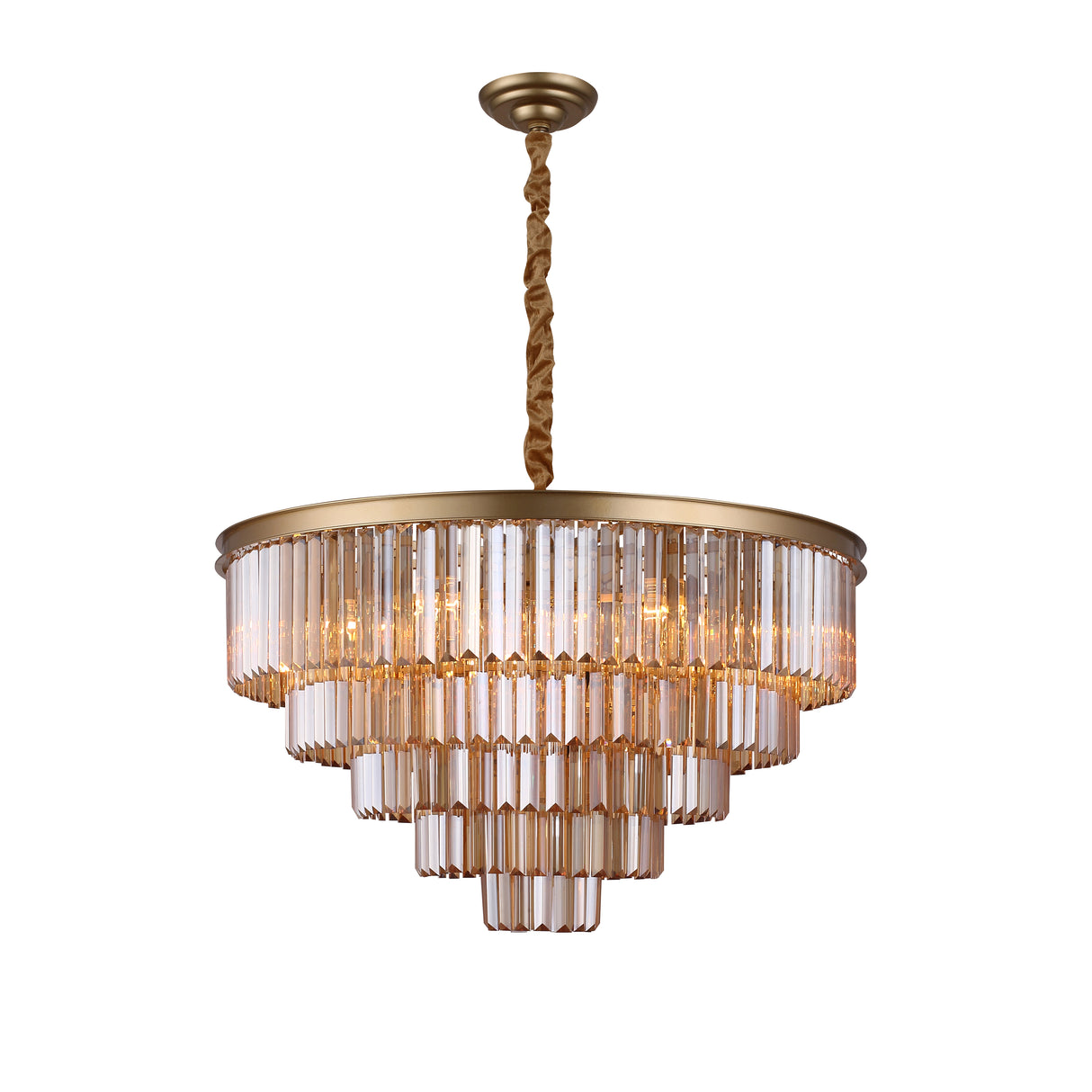 Santorini Ljuskrona Ø80 Amber