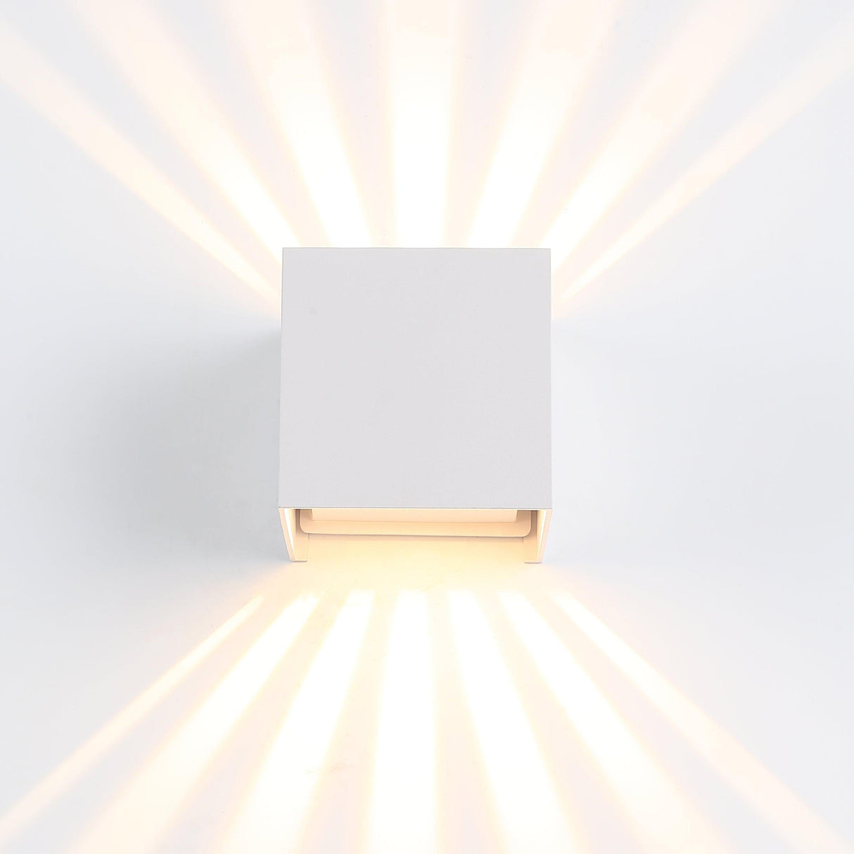 Sunset IP54 6W Utomhus Vägglampa Vit-Lampconcept.se