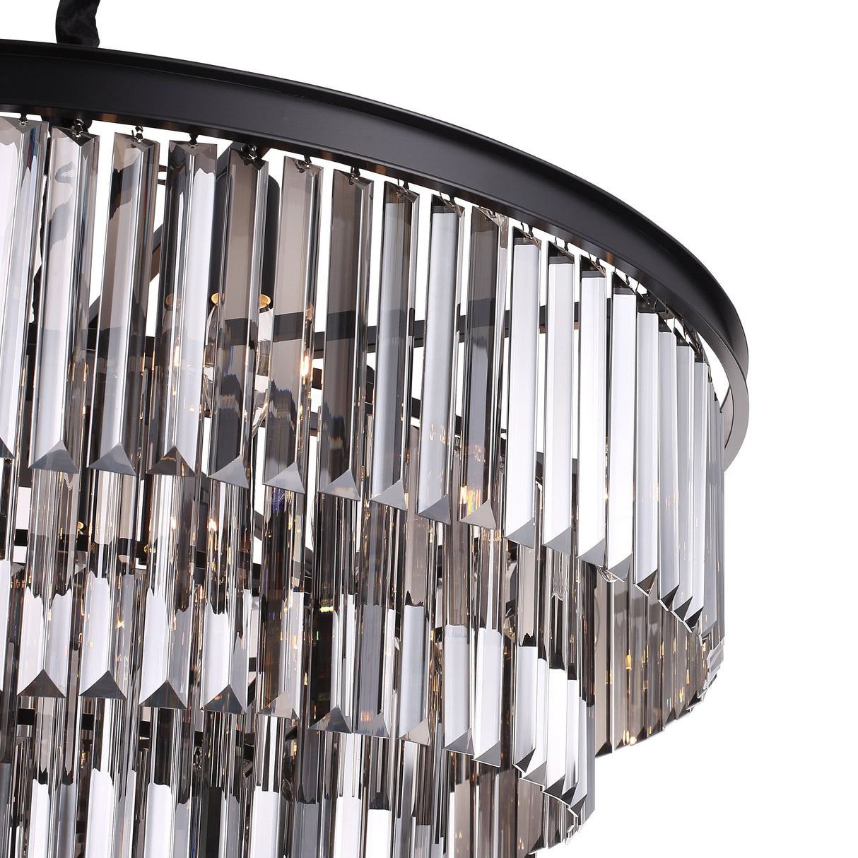 Santorini Ljuskrona Ø80 Smoke