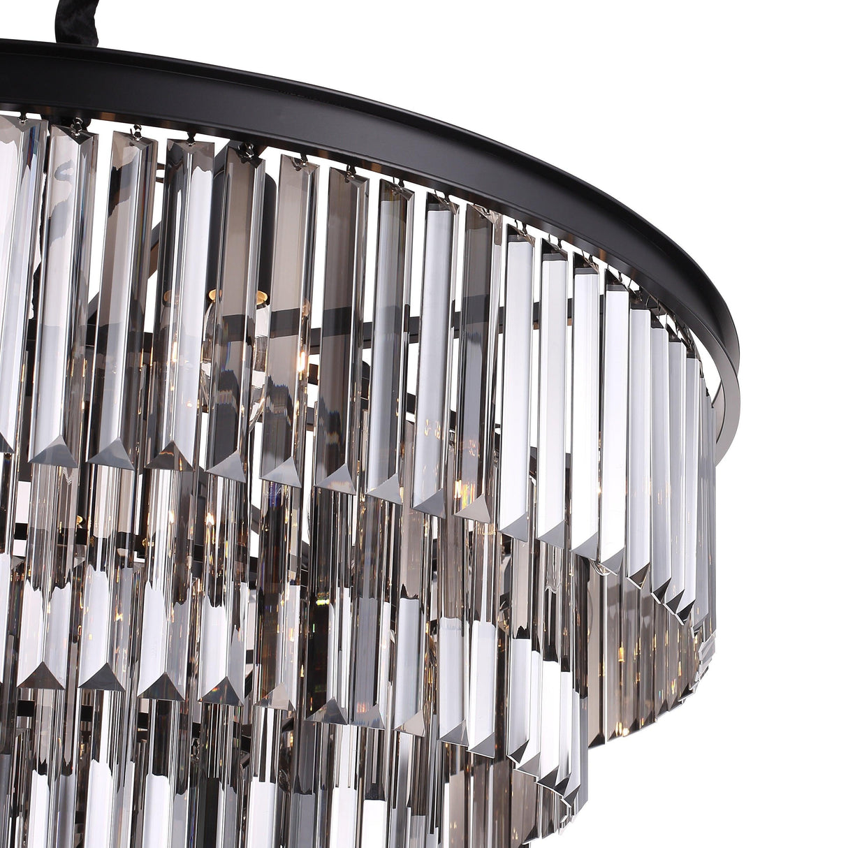 Santorini Ljuskrona Ø80 Smoke-Lampconcept.se