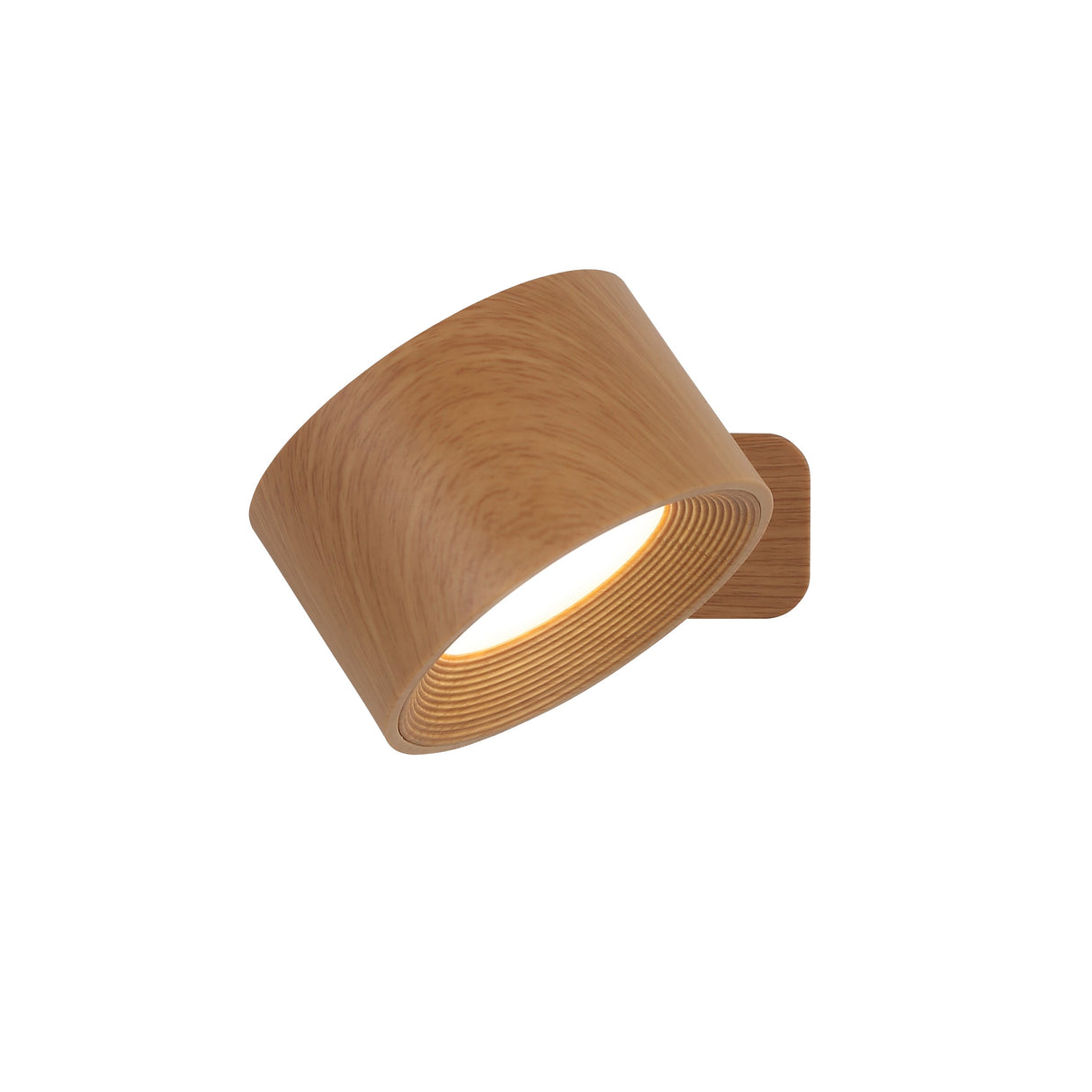 Ticky Magnetisk Vägglampa Trälook