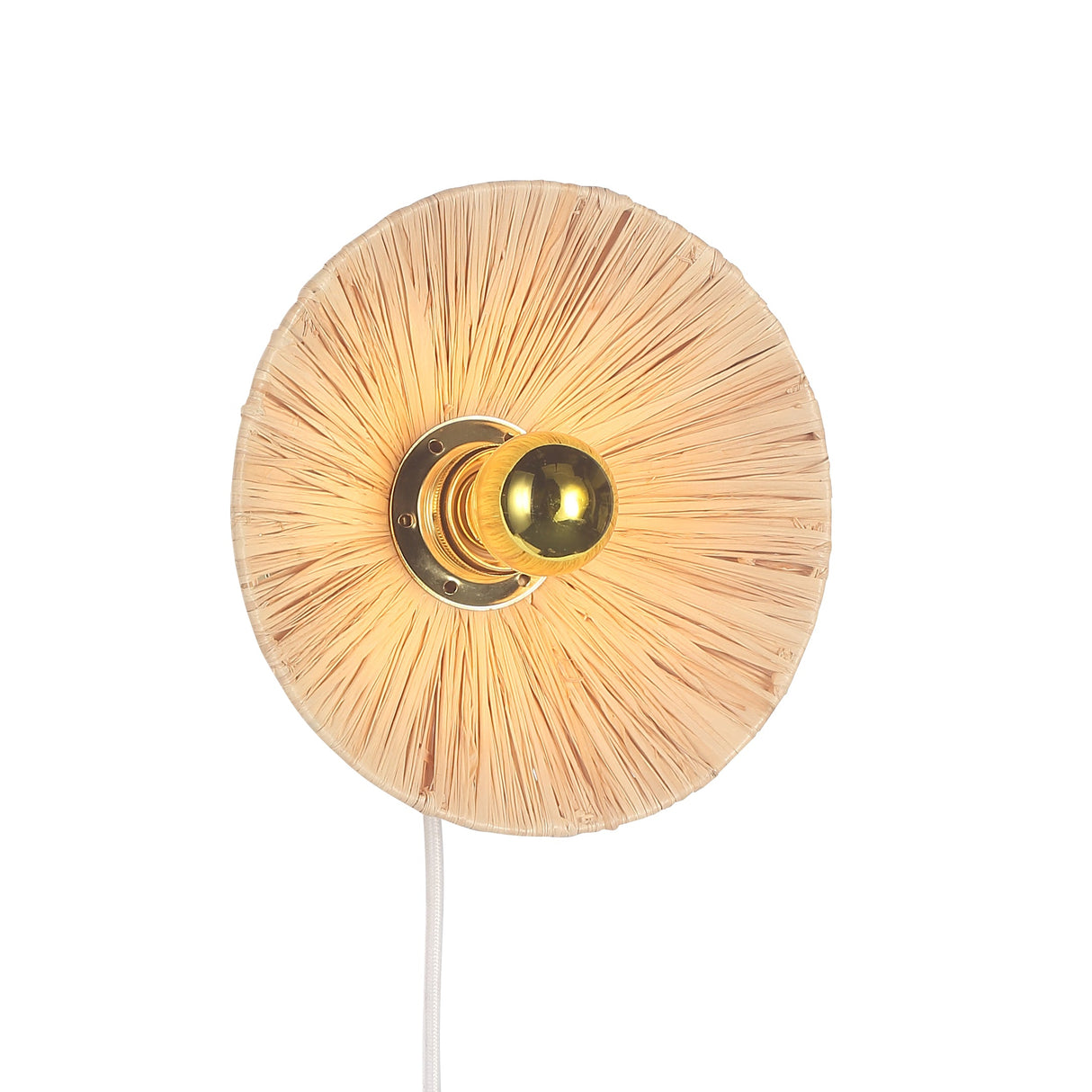 Flare Raffia Vägglampa Ø20-Lampconcept.se