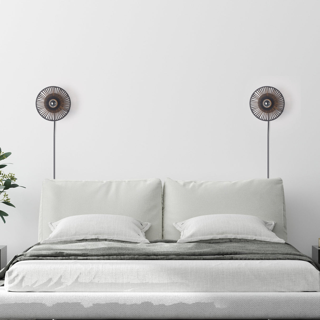 Wave Vägglampa Ø20 Sort-Lampconcept.se