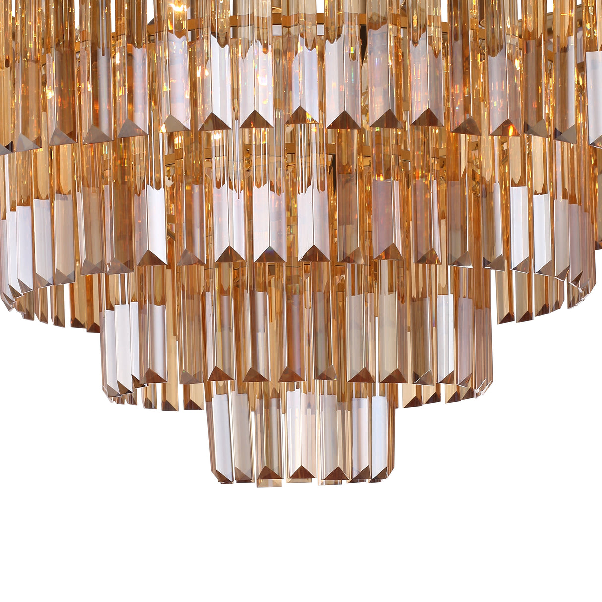 Santorini Ljuskrona Ø80 Amber