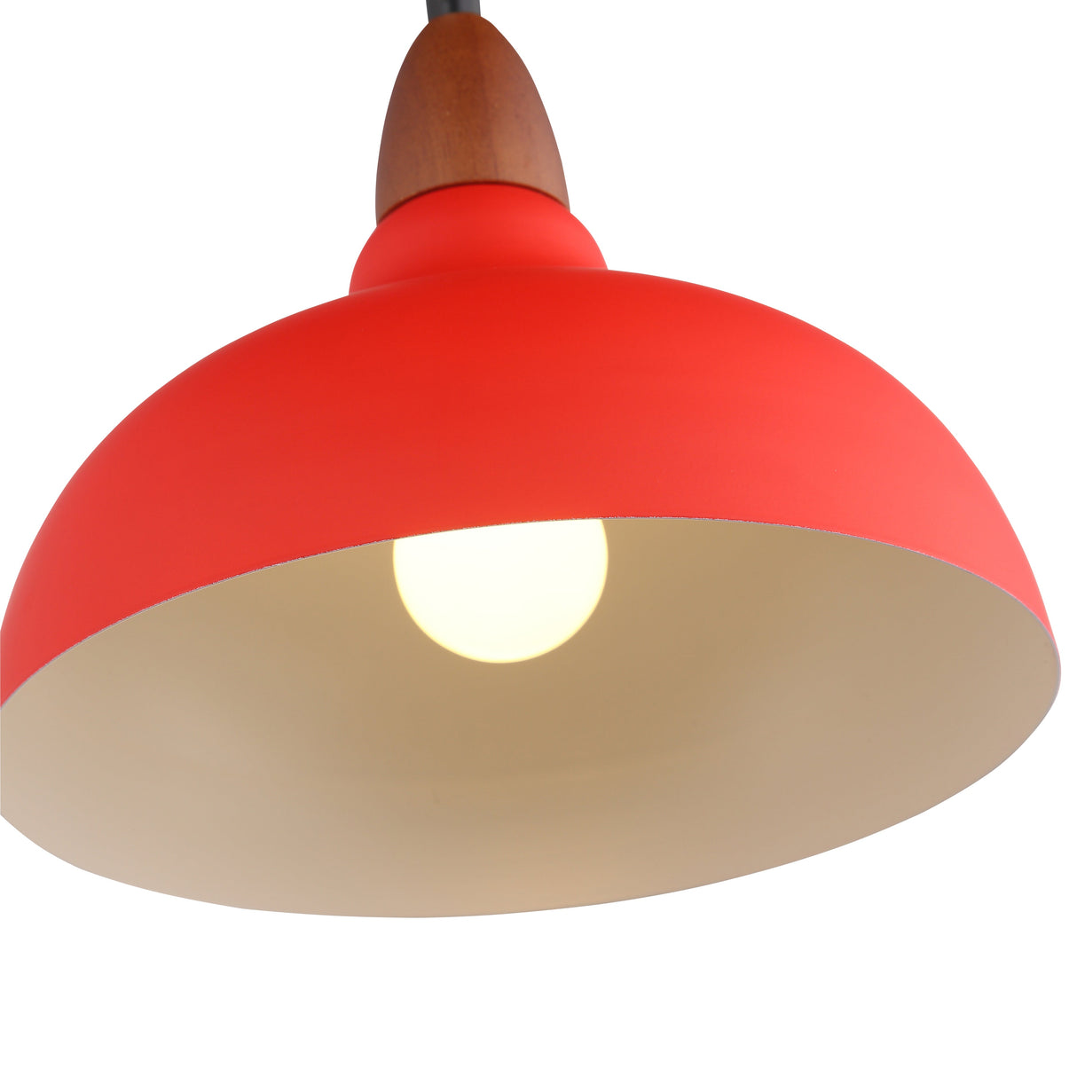 Oak Taklampa Ø24 Röd-Lampconcept.se