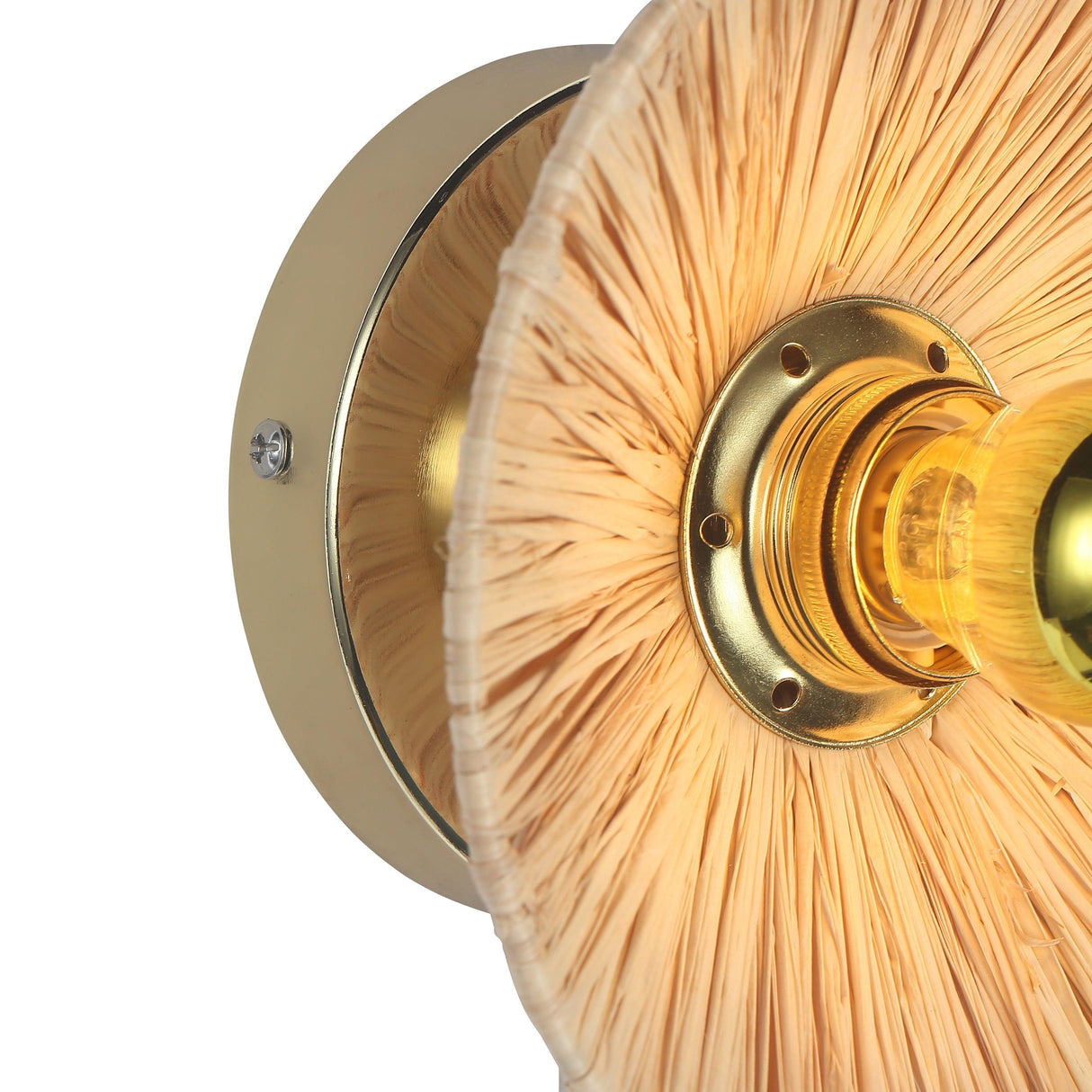 Flare Raffia Vägglampa Ø20-Lampconcept.se