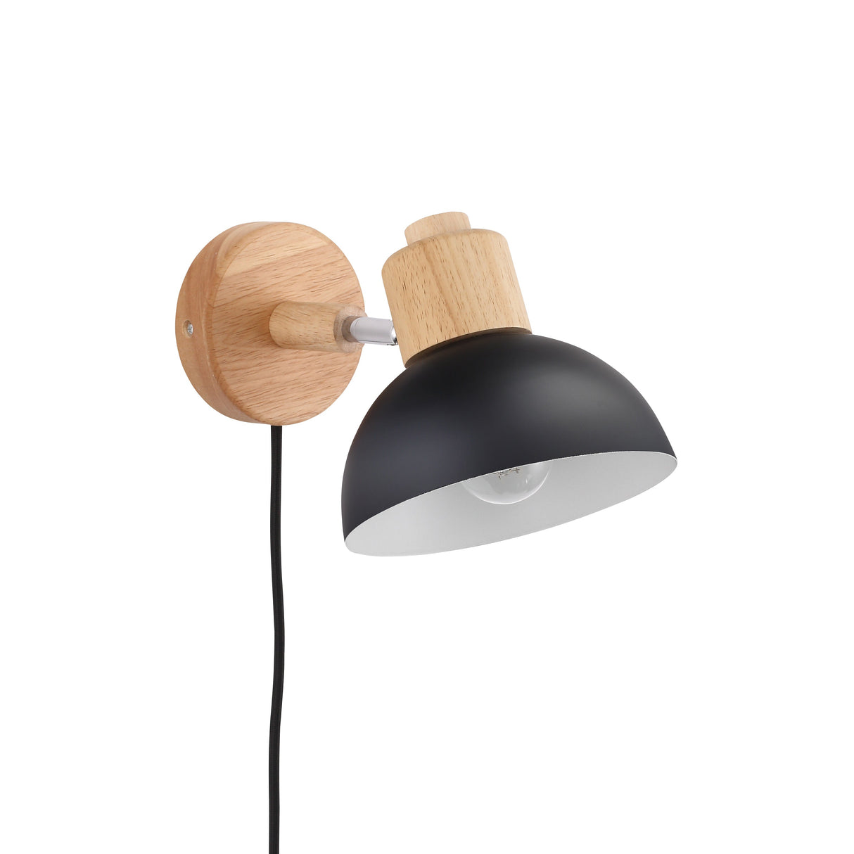 Boom Vägglampa Svart