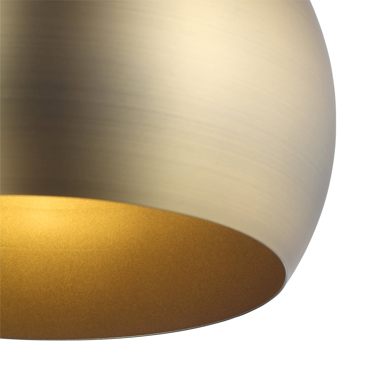 Mellow Pendellampa Ø25 Borstad Mässing-Lampconcept.se