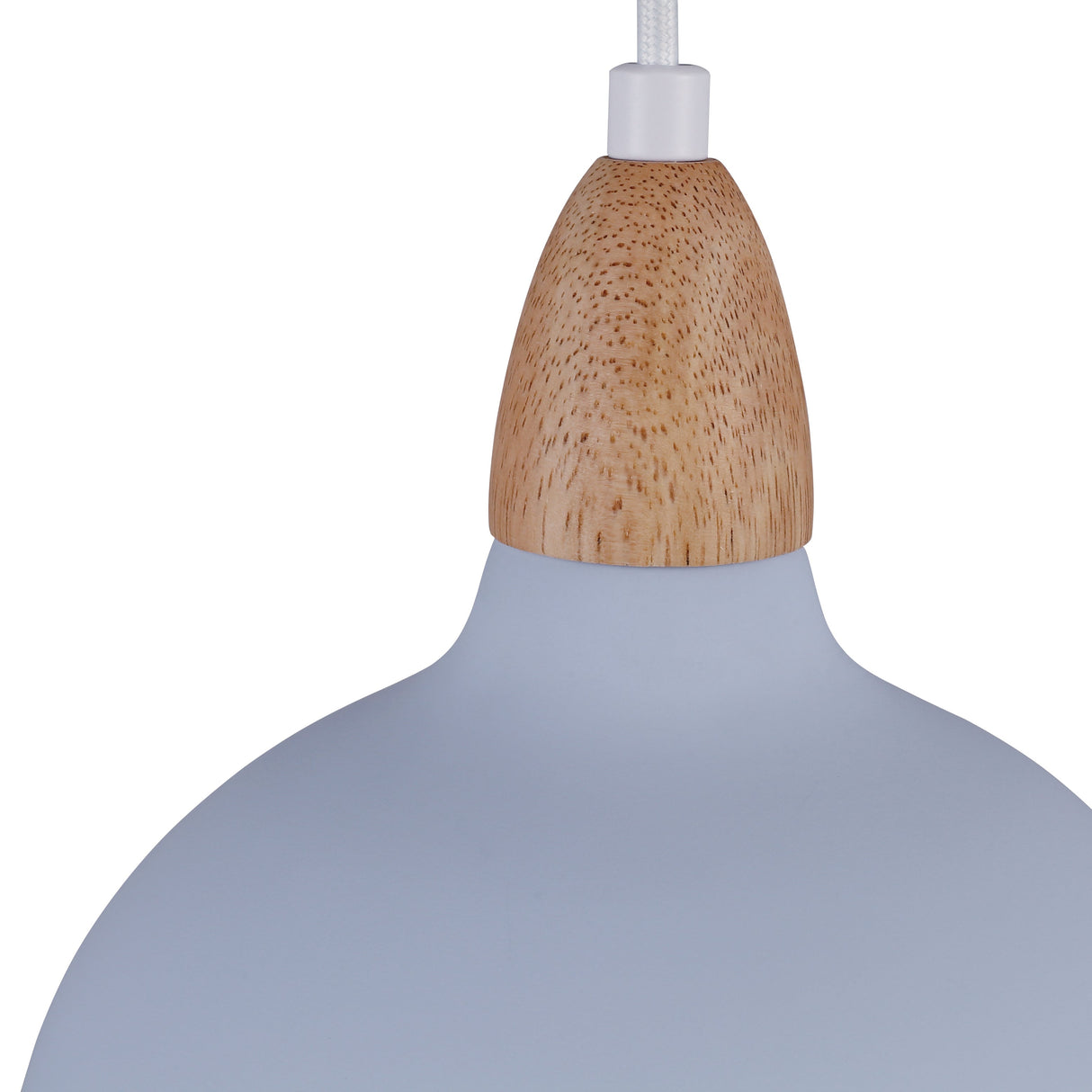 Oak Taklampa Ø19 Ljusblå