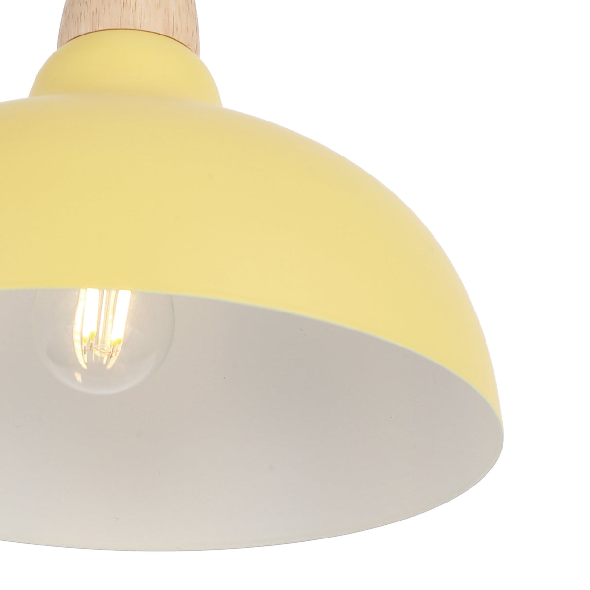 Oak Taklampa Ø24 Lemon Gul