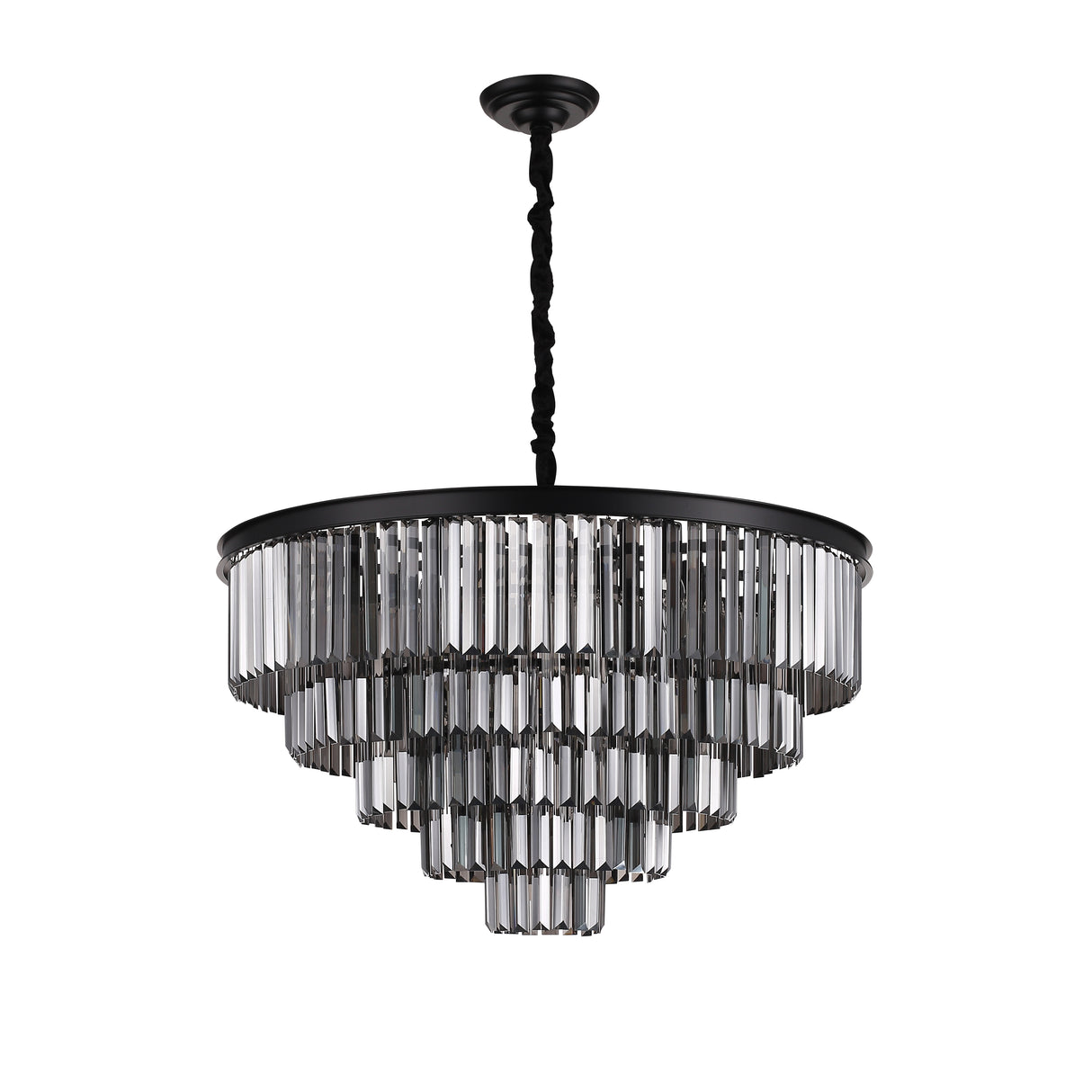 Santorini Ljuskrona Ø80 Smoke