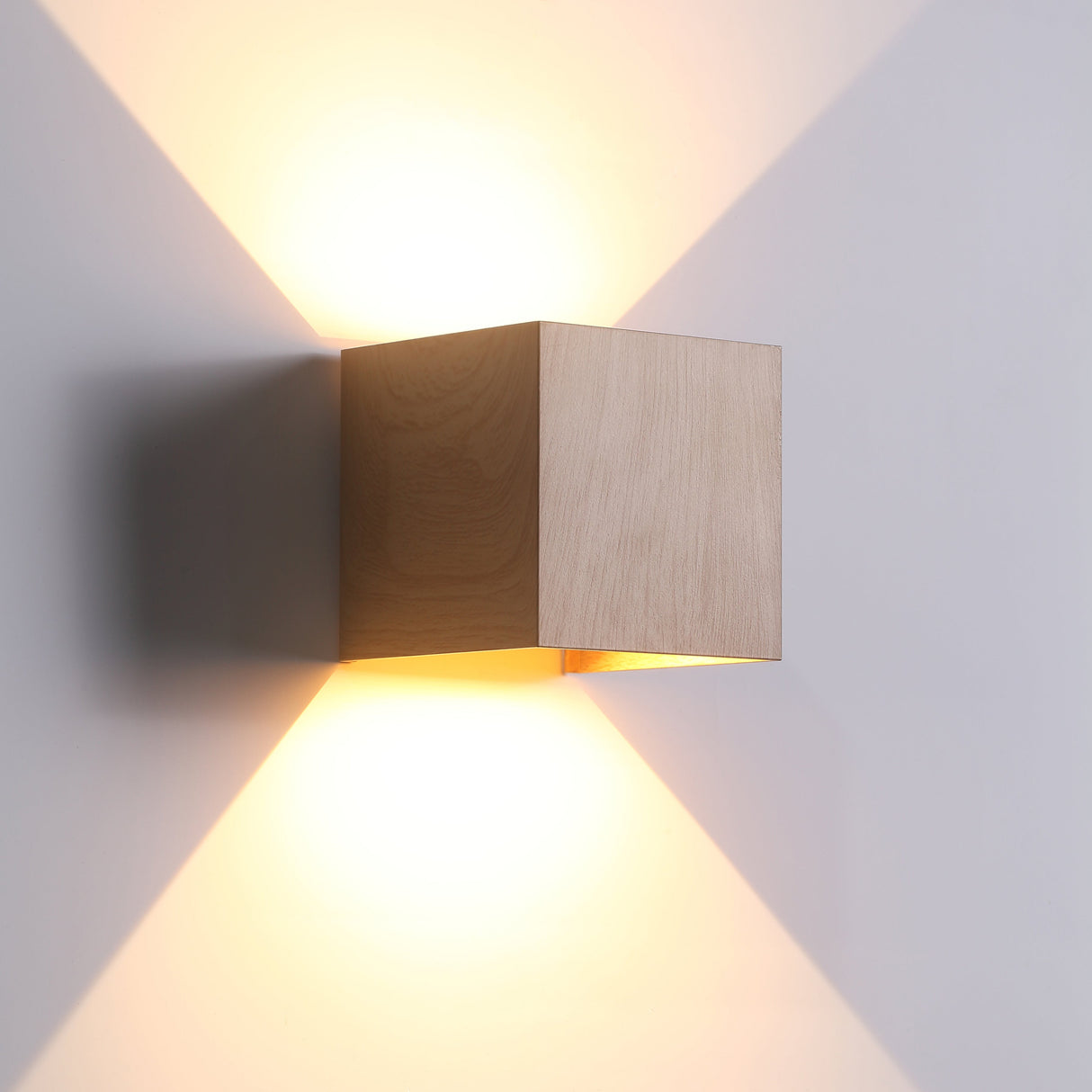 LED Vägglampa IP65 6W Utomhus Wood