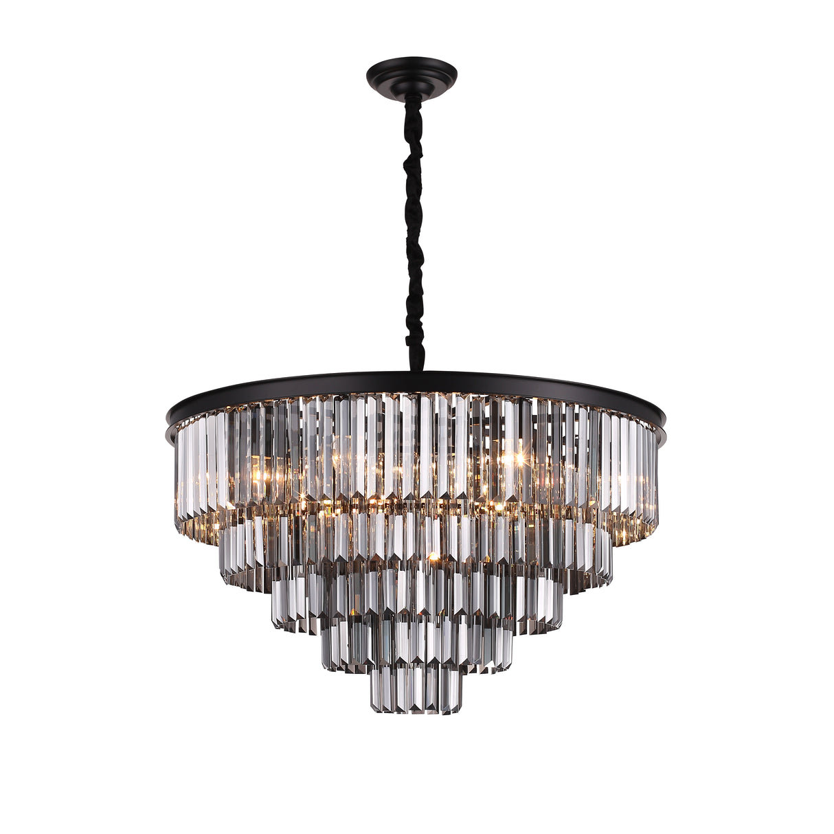 Santorini Ljuskrona Ø80 Smoke