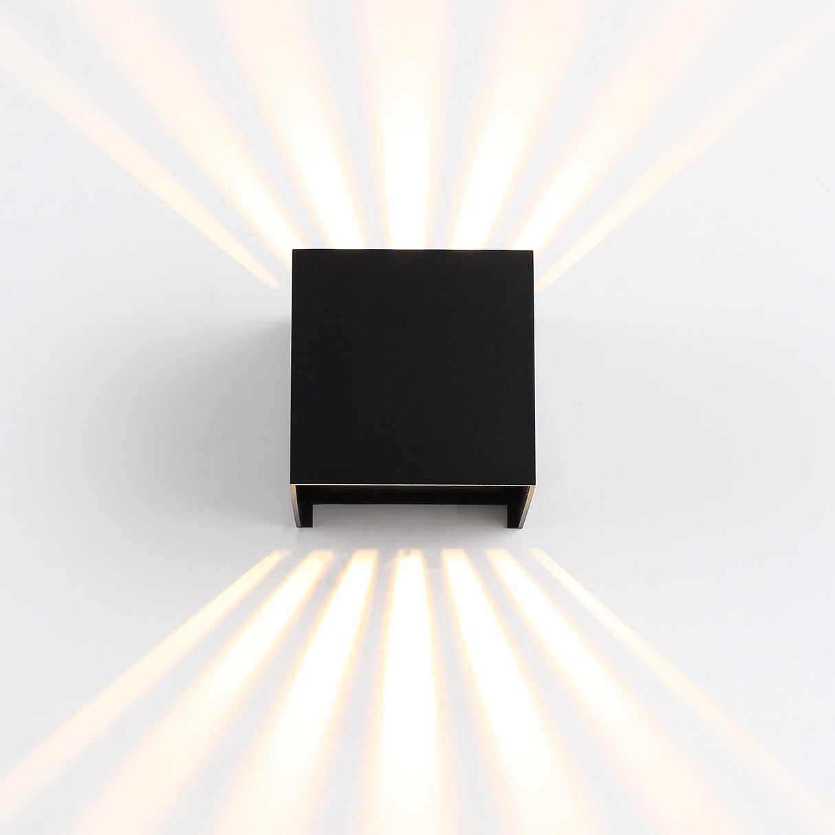 Sunset IP54 6W Utomhus Vägglampa Svart