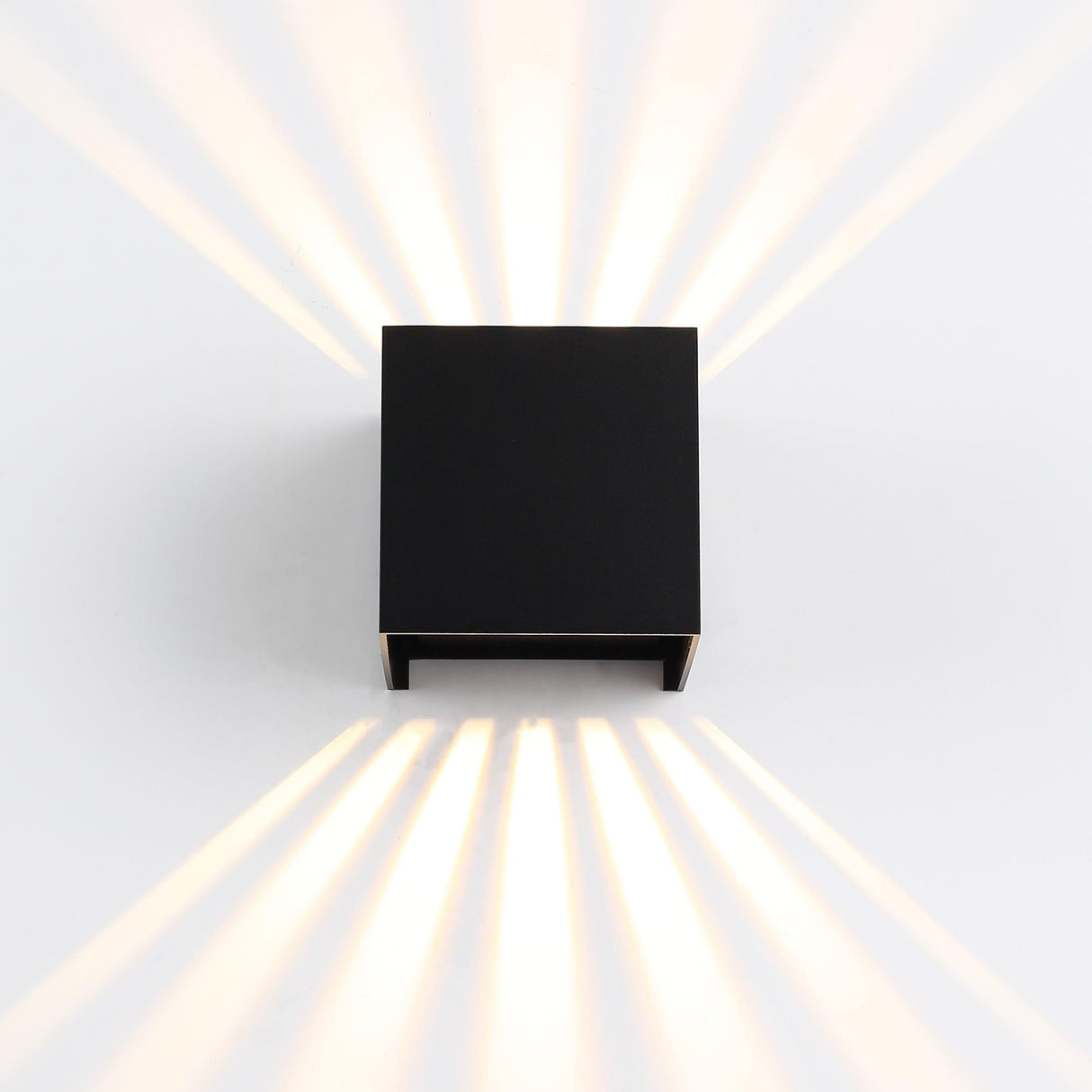 Sunset IP54 6W Utomhus Vägglampa Svart-Lampconcept.se