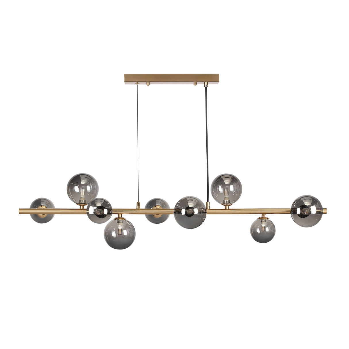Valencia Langbordspendel Messing/Smoke