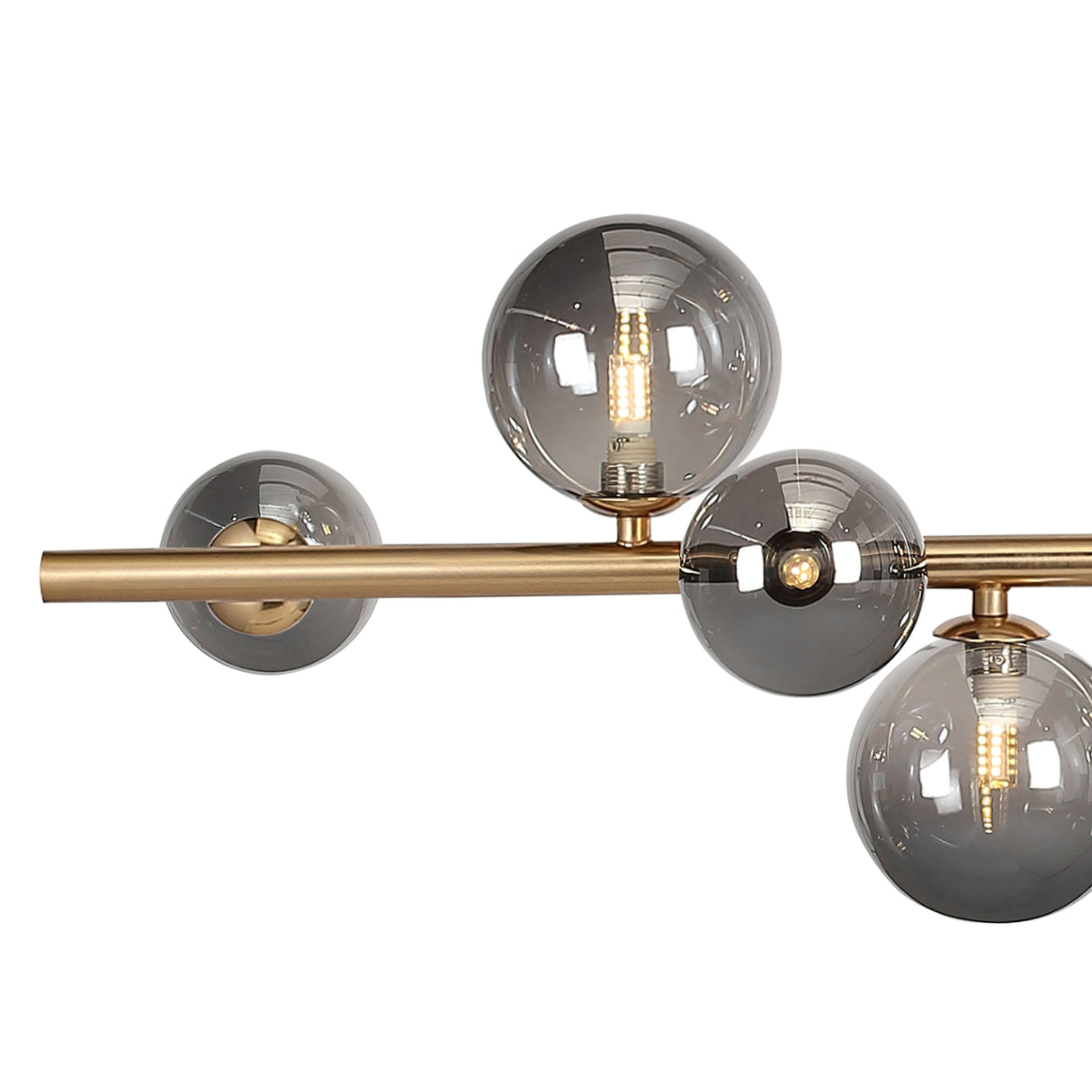 Valencia Langbordspendel Messing/Smoke