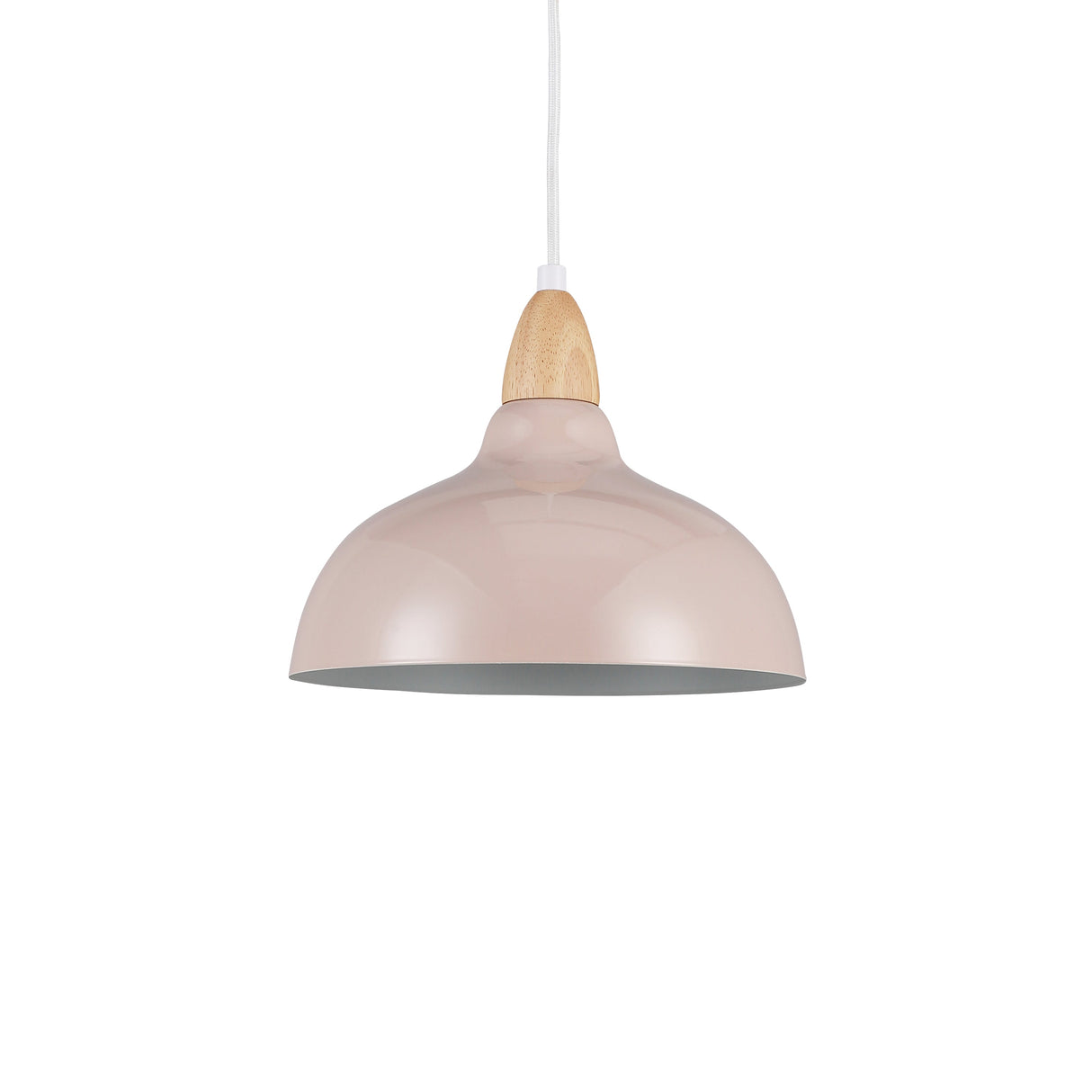 Oak Taklampa Ø24 Glossy Beige Pink