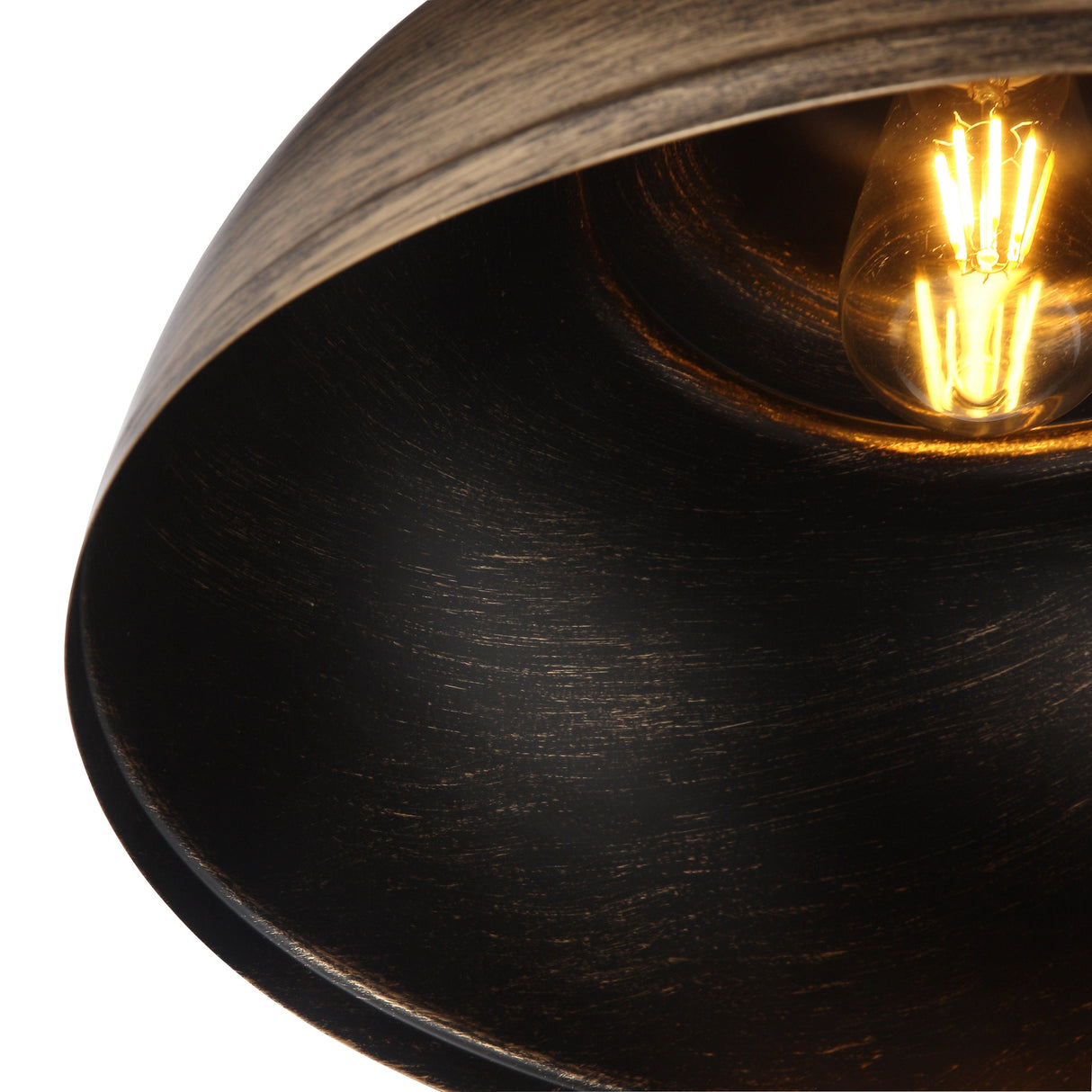 Norman Taklampa Ø40 Antik Mässing