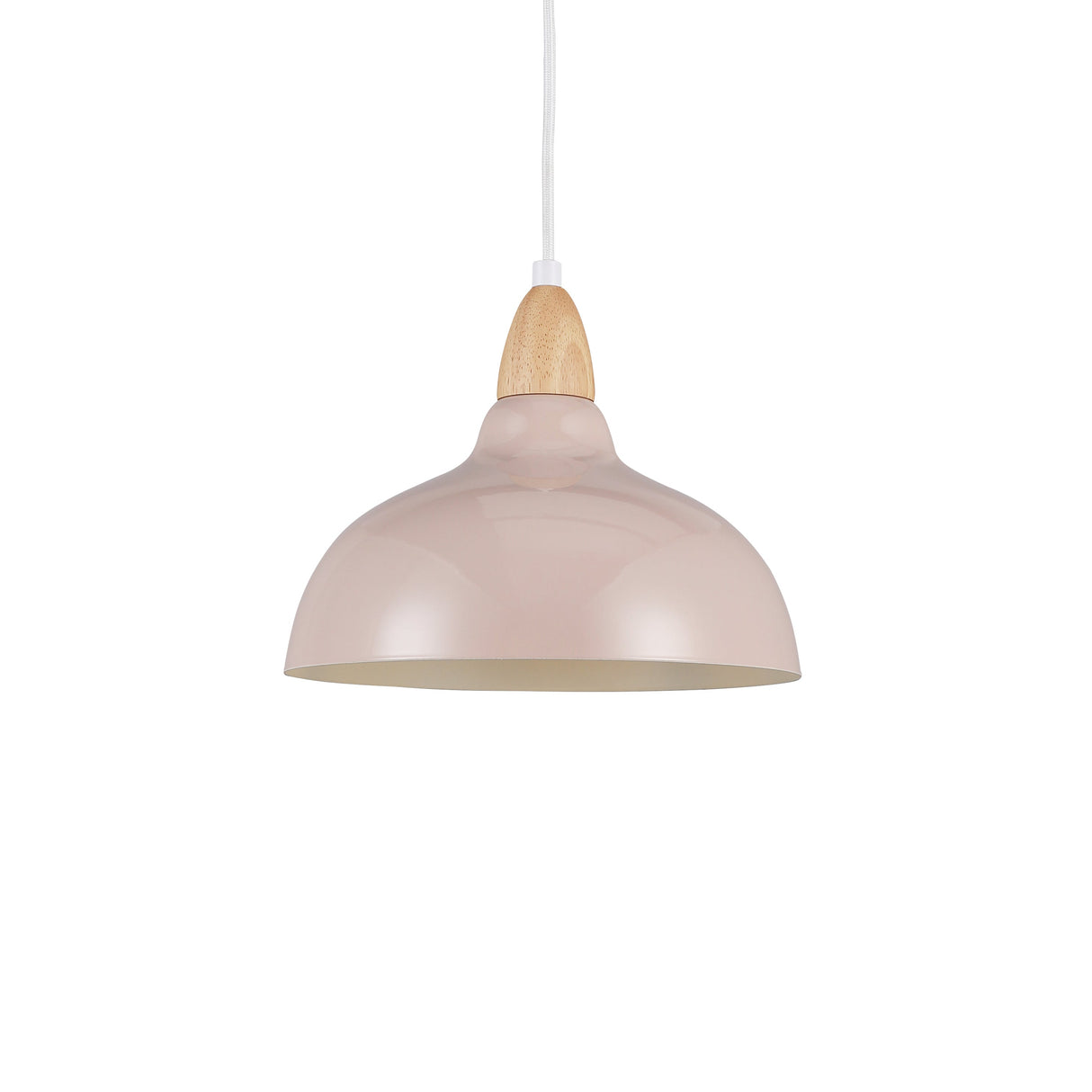 Oak Taklampa Ø24 Glossy Beige Pink