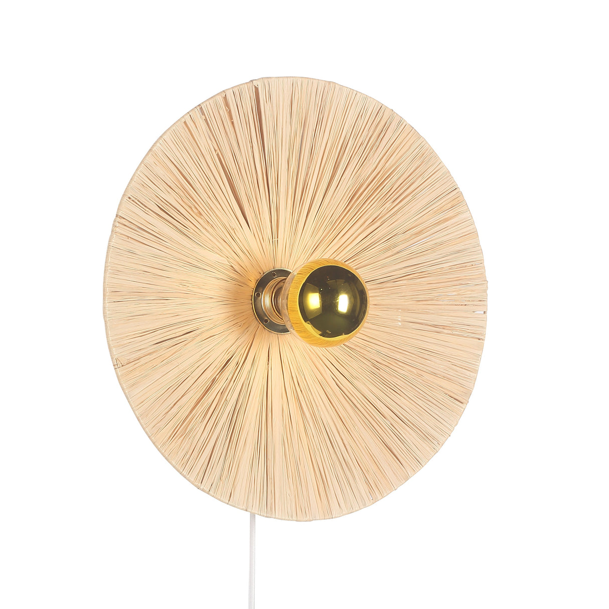 Flare Raffia Vägglampa Ø40-Lampconcept.se