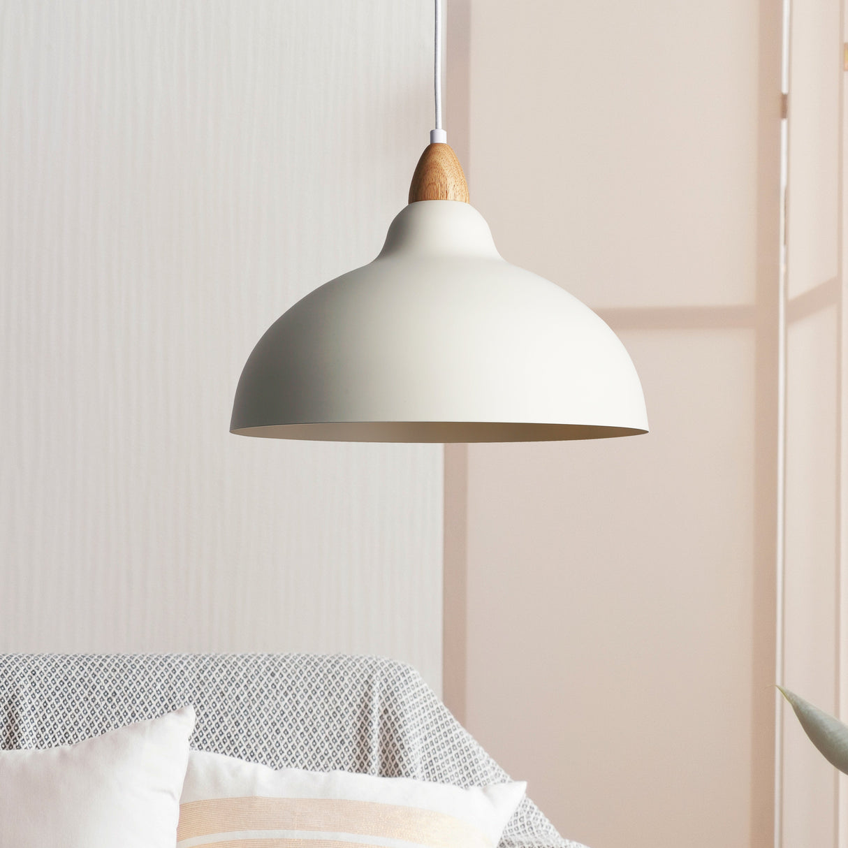 Oak Taklampa Ø35 Nude