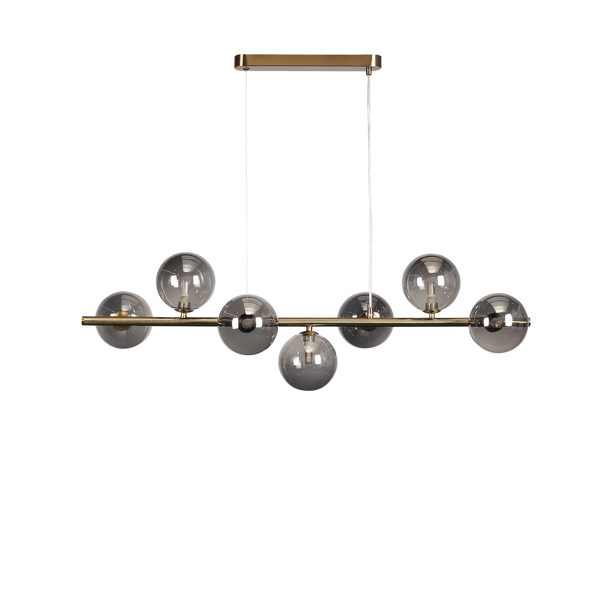 Bubbles Långbordstaklampa 90cm Smoke